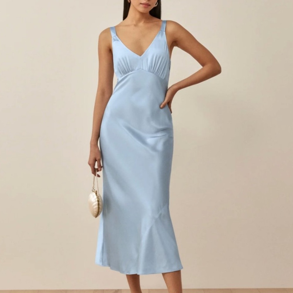 Reformation Daytona silk dress